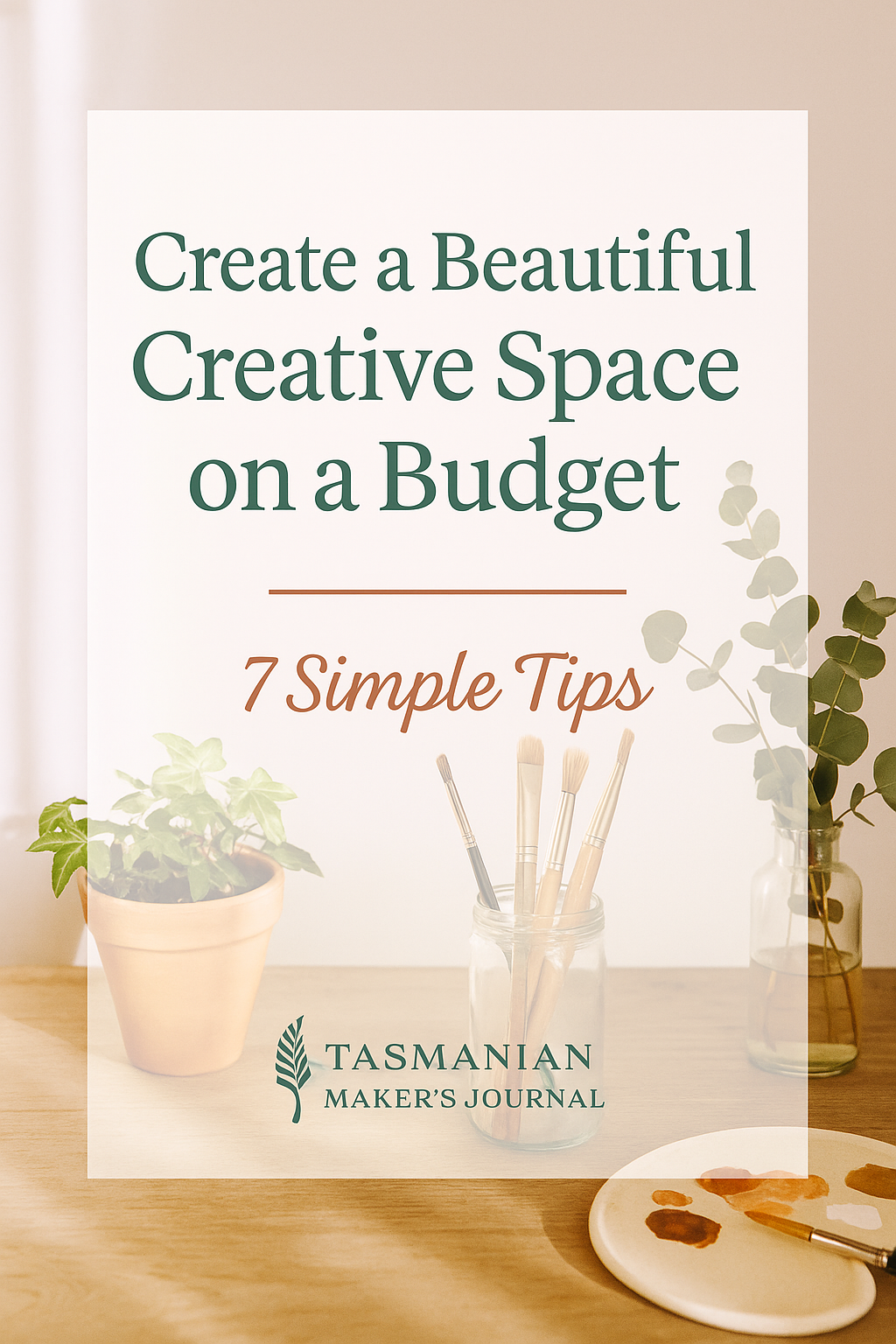 Create a Beautiful Creative Space on a Budget